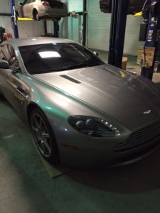 Aston Martin V8 Vantage with Sportshift transmission. Yes, we do them too!