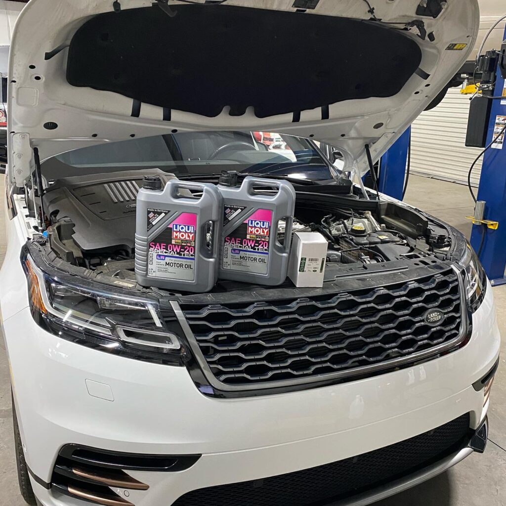 Land Rover Range Rover Sport Velar LiquiMoly Liqui Moly dealer level repair diagnostics genuine parts.